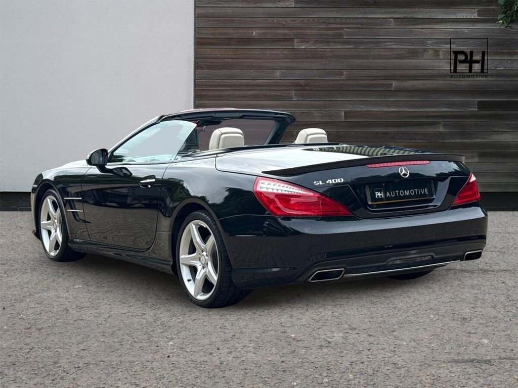 USED 2014 02 MERCEDES-BENZ SL 3.0 SL400 AMG Sport Convertible 2dr Petrol G-Tronic Euro 6 (s/s) (333 ps) GLASS ROOF|NAPPA LEATHER|HK
