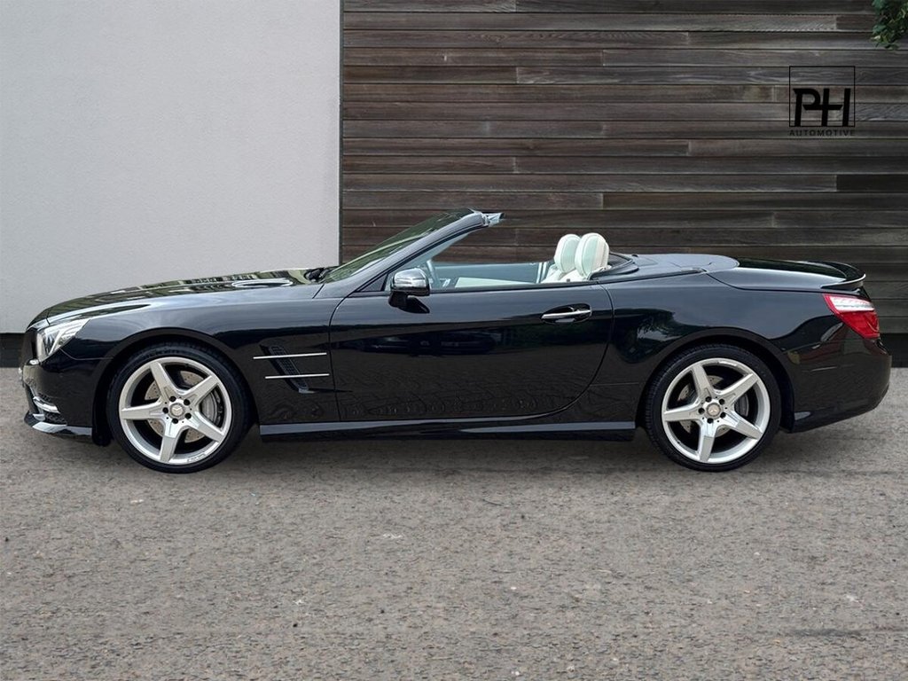 USED 2014 02 MERCEDES-BENZ SL 3.0 SL400 AMG Sport Convertible 2dr Petrol G-Tronic Euro 6 (s/s) (333 ps) GLASS ROOF|NAPPA LEATHER|HK