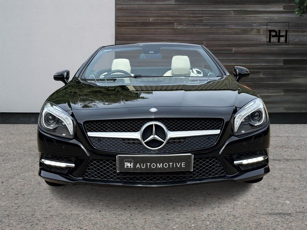 USED 2014 02 MERCEDES-BENZ SL 3.0 SL400 AMG Sport Convertible 2dr Petrol G-Tronic Euro 6 (s/s) (333 ps) GLASS ROOF|NAPPA LEATHER|HK