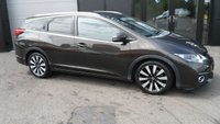 USED 2016 66 HONDA CIVIC 1.8 i-VTEC SR Tourer 5dr Petrol Auto Euro 6 (142 ps)FSH,LEATHER,SAT-NAV,REVERSE CAMERA. PART EXCHANGE VEHICLE,DRIVES WELL.
