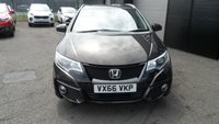 USED 2016 66 HONDA CIVIC 1.8 i-VTEC SR Tourer 5dr Petrol Auto Euro 6 (142 ps)FSH,LEATHER,SAT-NAV,REVERSE CAMERA. PART EXCHANGE VEHICLE,DRIVES WELL.