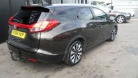 USED 2016 66 HONDA CIVIC 1.8 i-VTEC SR Tourer 5dr Petrol Auto Euro 6 (142 ps)FSH,LEATHER,SAT-NAV,REVERSE CAMERA. PART EXCHANGE VEHICLE,DRIVES WELL.