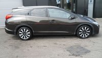 USED 2016 66 HONDA CIVIC 1.8 i-VTEC SR Tourer 5dr Petrol Auto Euro 6 (142 ps)FSH,LEATHER,SAT-NAV,REVERSE CAMERA. PART EXCHANGE VEHICLE,DRIVES WELL.