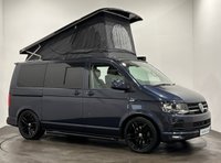 USED 2019 19 VOLKSWAGEN CAMPER 2.0 TDI T32 BlueMotion Tech Highline Kombi Double Cab 5dr Diesel DSG FWD SWB Euro 6 (s/s) (150 ps) Hosting an extremely well equipped bespke conversion from the acclaimed Wirral Custom Campers Skyline Pop Top Roof, Scenic canvas , Vanshades , Passenger double base swivel seat, Eberspacher heater, 150 watt solar panel, led interior lighting , 240 Hook up electrics, leisure pack, usb ports, 2 240 sockets, smart charge system , Smeg 9722 sink, 10 litre water tank, Evo kitchen waeco fridge / freezer, over head lockers, smeg oven / grill 4 bert rock /  roll bed , 30 litre water storage tank,