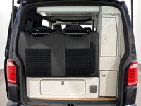 USED 2019 19 VOLKSWAGEN CAMPER 2.0 TDI T32 BlueMotion Tech Highline Kombi Double Cab 5dr Diesel DSG FWD SWB Euro 6 (s/s) (150 ps) Hosting an extremely well equipped bespke conversion from the acclaimed Wirral Custom Campers Skyline Pop Top Roof, Scenic canvas , Vanshades , Passenger double base swivel seat, Eberspacher heater, 150 watt solar panel, led interior lighting , 240 Hook up electrics, leisure pack, usb ports, 2 240 sockets, smart charge system , Smeg 9722 sink, 10 litre water tank, Evo kitchen waeco fridge / freezer, over head lockers, smeg oven / grill 4 bert rock /  roll bed , 30 litre water storage tank,