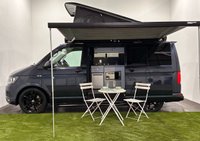 USED 2019 19 VOLKSWAGEN CAMPER 2.0 TDI T32 BlueMotion Tech Highline Kombi Double Cab 5dr Diesel DSG FWD SWB Euro 6 (s/s) (150 ps) Hosting an extremely well equipped bespke conversion from the acclaimed Wirral Custom Campers Skyline Pop Top Roof, Scenic canvas , Vanshades , Passenger double base swivel seat, Eberspacher heater, 150 watt solar panel, led interior lighting , 240 Hook up electrics, leisure pack, usb ports, 2 240 sockets, smart charge system , Smeg 9722 sink, 10 litre water tank, Evo kitchen waeco fridge / freezer, over head lockers, smeg oven / grill 4 bert rock /  roll bed , 30 litre water storage tank,
