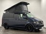 USED 2019 19 VOLKSWAGEN CAMPER 2.0 TDI T32 BlueMotion Tech Highline Kombi Double Cab 5dr Diesel DSG FWD SWB Euro 6 (s/s) (150 ps) Hosting an extremely well equipped bespke conversion from the acclaimed Wirral Custom Campers Skyline Pop Top Roof, Scenic canvas , Vanshades , Passenger double base swivel seat, Eberspacher heater, 150 watt solar panel, led interior lighting , 240 Hook up electrics, leisure pack, usb ports, 2 240 sockets, smart charge system , Smeg 9722 sink, 10 litre water tank, Evo kitchen waeco fridge / freezer, over head lockers, smeg oven / grill 4 bert rock /  roll bed , 30 litre water storage tank,
