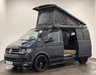USED 2019 19 VOLKSWAGEN CAMPER 2.0 TDI T32 BlueMotion Tech Highline Kombi Double Cab 5dr Diesel DSG FWD SWB Euro 6 (s/s) (150 ps) Hosting an extremely well equipped bespke conversion from the acclaimed Wirral Custom Campers Skyline Pop Top Roof, Scenic canvas , Vanshades , Passenger double base swivel seat, Eberspacher heater, 150 watt solar panel, led interior lighting , 240 Hook up electrics, leisure pack, usb ports, 2 240 sockets, smart charge system , Smeg 9722 sink, 10 litre water tank, Evo kitchen waeco fridge / freezer, over head lockers, smeg oven / grill 4 bert rock /  roll bed , 30 litre water storage tank,