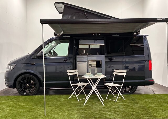 View our Volkswagen Camper 2.0 TDI T32 BlueMotion Tech Highline Kombi Double Cab 5dr Diesel DSG FWD SWB Euro 6 (s/s) (150 ps)