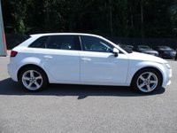 USED 2019 19 AUDI A3 Sportback 1.0 TFSI 30 Sport 5d 115 S/S SAT NAV, FULL BLACK LEATHER, REAR PARKING SENSORS, APPLE CAR PAY / ANDROID AUTO, DAB RADIO, BLUETOOTH PHONE & MUSIC STREAMING, USB PORTS x2, AUX INPUT, WIFI / WLAN PLAYER, SD CARD READER x2, SIM CARD READER, MANUAL 6 SPEED, 17 INCH 5 SPOKE ALLOYS, BI-XENON HEADLIGHTS, CRUISE CONTROL, DUAL CLIMATE AIR CON, SPORT SEATS, LEATHER MULTIFUNCTION STEERING WHEEL, AUTO LIGHTS & WIPERS, AUDI DRIVE SELECT, ISO FIX, FOLDING REAR SEATS, FRONT ARM REST, TRIP COMPUTER, DIGITAL SPEEDO, GOOD SERVICE HISTORY