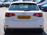 USED 2019 19 AUDI A3 Sportback 1.0 TFSI 30 Sport 5d 115 S/S SAT NAV, FULL BLACK LEATHER, REAR PARKING SENSORS, APPLE CAR PAY / ANDROID AUTO, DAB RADIO, BLUETOOTH PHONE & MUSIC STREAMING, USB PORTS x2, AUX INPUT, WIFI / WLAN PLAYER, SD CARD READER x2, SIM CARD READER, MANUAL 6 SPEED, 17 INCH 5 SPOKE ALLOYS, BI-XENON HEADLIGHTS, CRUISE CONTROL, DUAL CLIMATE AIR CON, SPORT SEATS, LEATHER MULTIFUNCTION STEERING WHEEL, AUTO LIGHTS & WIPERS, AUDI DRIVE SELECT, ISO FIX, FOLDING REAR SEATS, FRONT ARM REST, TRIP COMPUTER, DIGITAL SPEEDO, GOOD SERVICE HISTORY