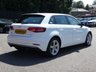 USED 2019 19 AUDI A3 Sportback 1.0 TFSI 30 Sport 5d 115 S/S SAT NAV, FULL BLACK LEATHER, REAR PARKING SENSORS, APPLE CAR PAY / ANDROID AUTO, DAB RADIO, BLUETOOTH PHONE & MUSIC STREAMING, USB PORTS x2, AUX INPUT, WIFI / WLAN PLAYER, SD CARD READER x2, SIM CARD READER, MANUAL 6 SPEED, 17 INCH 5 SPOKE ALLOYS, BI-XENON HEADLIGHTS, CRUISE CONTROL, DUAL CLIMATE AIR CON, SPORT SEATS, LEATHER MULTIFUNCTION STEERING WHEEL, AUTO LIGHTS & WIPERS, AUDI DRIVE SELECT, ISO FIX, FOLDING REAR SEATS, FRONT ARM REST, TRIP COMPUTER, DIGITAL SPEEDO, GOOD SERVICE HISTORY
