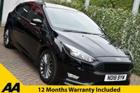 USED 2018 18 FORD FOCUS 1.0T ST-LINE NAVIGATION 5 DOOR 6-SPEED 138 BHP (EURO 6) 