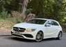 USED 2018 18 MERCEDES-BENZ A-CLASS 1.5 A180d AMG Line Hatchback 5dr Auto Diesel 7G-DCT Euro 6 (s/s) (109 ps) CIRRUS WHITE, 18 INCH ALLOYS