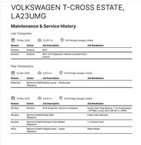USED 2023 23 VOLKSWAGEN T-CROSS 1.0 TSI SE SUV 5dr Petrol Manual Euro 6 (s/s) (95 ps) ONE OWNER FROM NEW
