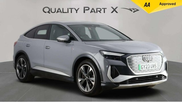 View our Audi Q4 E-Tron 40 S line Sportback 5dr Electric Auto 82kWh (204 ps)