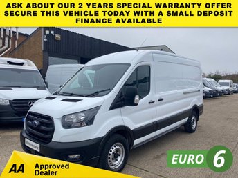 2021 FORD TRANSIT 2.0 TDCI T350 TREND ECOBLUE L3 H2 LWB L/ROOF FWD 130BHP. SENSORS. FINANCE. PX. £10750.00