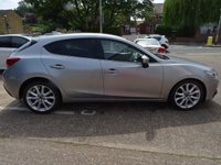 USED 2015 65 MAZDA MAZDA3 2.0 SKYACTIV-G Sport Nav Hatchback 5dr Petrol Manual Euro 6 (s/s) (121 ps) UNMARKED ALLOYS