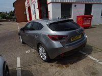 USED 2015 65 MAZDA MAZDA3 2.0 SKYACTIV-G Sport Nav Hatchback 5dr Petrol Manual Euro 6 (s/s) (121 ps) UNMARKED ALLOYS