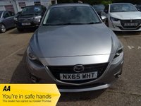 USED 2015 65 MAZDA MAZDA3 2.0 SKYACTIV-G Sport Nav Hatchback 5dr Petrol Manual Euro 6 (s/s) (121 ps) UNMARKED ALLOYS