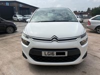USED 2016 16 CITROEN C4 PICASSO 1.6 BlueHDi VTR+ MPV 5dr Diesel EAT6 Euro 6 (s/s) (120 ps) FSH**A/C**REAR PARKING SENSORS