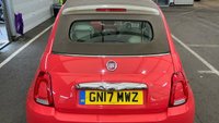 USED 2017 17 FIAT 500C 1.2 ECO Lounge Convertible 2dr Petrol Manual Euro 6 (s/s) (69 bhp) 