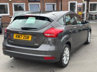USED 2017 17 FORD FOCUS 1.0T EcoBoost Titanium Hatchback 5dr Petrol Auto Euro 6 (s/s) (125 ps) FULL SERVICE HISTORY + 12 MOT