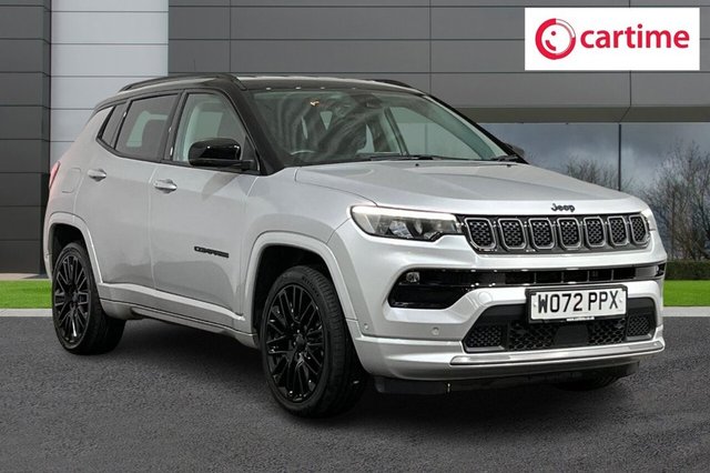 View our Jeep Compass 1.3 GSE T4 11.4kWh S SUV 5dr Petrol Plug-in Hybrid Auto 4xe Euro 6 (s/s) (240 ps) ParkView Rear Back Up Camera, Infotainment Plus Pack, Power Pack, 19in Alloys, Power Folding Door Mirrors