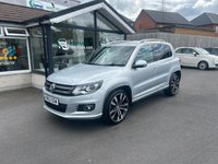 USED 2013 63 VOLKSWAGEN TIGUAN 2.0 TDI BlueMotion Tech R-Line SUV 5dr Diesel Manual 4WD Euro 5 (s/s) (170 ps) 12 MONTHS WARRANTY, high spec