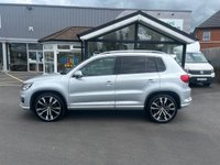 USED 2013 63 VOLKSWAGEN TIGUAN 2.0 TDI BlueMotion Tech R-Line SUV 5dr Diesel Manual 4WD Euro 5 (s/s) (170 ps) 12 MONTHS WARRANTY, high spec