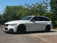USED 2017 67 BMW 3 SERIES 2.0 320d M Sport Shadow Edition Touring 5dr Diesel Auto Euro 6 (s/s) (190 ps) HEATED SEATS-BLACK LEATHER-ELEC T/G