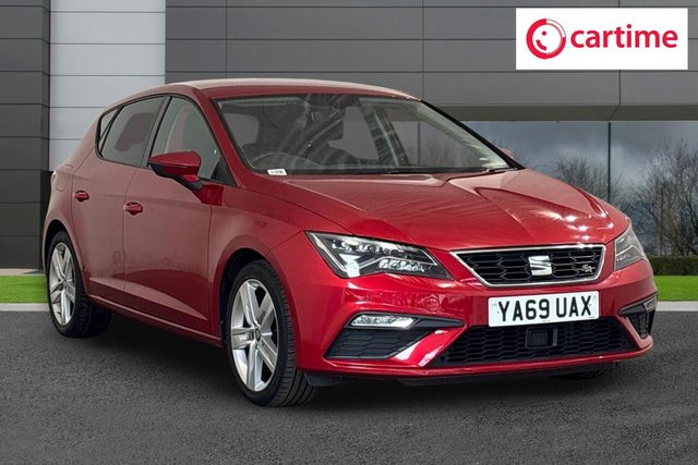 View our Seat Leon 1.5 TSI EVO FR Hatchback 5dr Petrol Manual Euro 6 (s/s) (130 ps) Front / Rear Parking Sensors, Full Link Smartphone Integration, Convenience Pack Plus, LED Interior Illumination Pack, 17In Alloys
