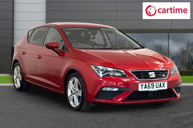 View our Seat Leon 1.5 TSI EVO FR Hatchback 5dr Petrol Manual Euro 6 (s/s) (130 ps) Front / Rear Parking Sensors, Full Link Smartphone Integration, Convenience Pack Plus, LED Interior Illumination Pack, 17In Alloys