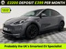 USED 2023 23 TESLA MODEL Y (Dual Motor) Long Range SUV 5dr Electric Auto 4WDE (384 bhp) 20s | Red Brakes | Aero Kit