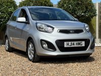 USED 2014 14 KIA PICANTO 1.0 VR7 Hatchback 5dr Petrol Manual Euro 5 (68 bhp) 