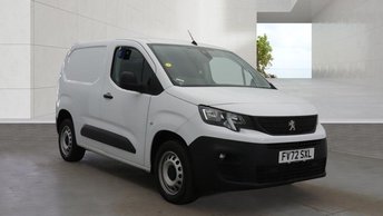 2022 PEUGEOT PARTNER 1.5 BLUEHDI 1000 ASPHALT PREMIUM AIRCON 3 SEATS RARE AUTO 135PS *DELIVERY MILES* £16995.00