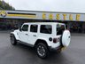 USED 2023 23 JEEP WRANGLER 2.0 GME Overland SUV 4dr Petrol Auto 4WD Euro 6 (s/s) (272 ps) Bright White with Black Leather, high Overland specification & only 13,750 miles