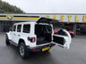 USED 2023 23 JEEP WRANGLER 2.0 GME Overland SUV 4dr Petrol Auto 4WD Euro 6 (s/s) (272 ps) Bright White with Black Leather, high Overland specification & only 13,750 miles