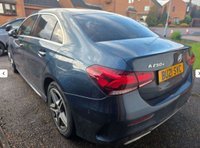 USED 2021 21 MERCEDES-BENZ A-CLASS 1.3 A250e 15.6kWh AMG Line (Executive) Saloon 4dr Petrol Plug-in Hybrid 8G-DCT Euro 6 (s/s) (218 ps) ** BLUE BEAUTY! **