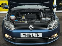 USED 2016 16 VOLKSWAGEN POLO 1.0 BlueMotion Tech Match Hatchback 5dr Petrol Manual Euro 6 (s/s) (60 ps) Great Service History  |  Only 2 Owners From Brand New  |  Set of 2 Keys