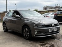 USED 2019 69 VOLKSWAGEN POLO 1.0 TSI GPF SE Hatchback 5 Door Petrol Manual Grey Euro 6 PARK SENSORS+AUTO LIGHTS+DUAL USB