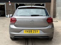 USED 2019 69 VOLKSWAGEN POLO 1.0 TSI GPF SE Hatchback 5 Door Petrol Manual Grey Euro 6 PARK SENSORS+AUTO LIGHTS+DUAL USB