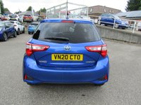 USED 2020 20 TOYOTA YARIS 1.5 VVT-h Y20 Bi-tone Hatchback 5dr Petrol Hybrid E-CVT Automatic Euro 6 (s/s) (100 ps) LOW MILEAGE SELF CHARGING HYBRID,,,GREAT ECONOMY,,,SPEC INCLUDES SAT NAV,,,REVERSING CAMERA,,,CRUISE CONTROL AND MUCH MORE,,,SERVICE HISTORY,,,PARTS AND LABOUR WARRANTY INCLUDED,,,,NEW M.O.T AND SERVICE BEFORE COLLECTION.