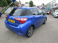 USED 2020 20 TOYOTA YARIS 1.5 VVT-h Y20 Bi-tone Hatchback 5dr Petrol Hybrid E-CVT Automatic Euro 6 (s/s) (100 ps) LOW MILEAGE SELF CHARGING HYBRID,,,GREAT ECONOMY,,,SPEC INCLUDES SAT NAV,,,REVERSING CAMERA,,,CRUISE CONTROL AND MUCH MORE,,,SERVICE HISTORY,,,PARTS AND LABOUR WARRANTY INCLUDED,,,,NEW M.O.T AND SERVICE BEFORE COLLECTION.
