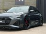 USED 2020 70 AUDI RS6 AVANT 4.0 TFSI V8 Carbon Black Estate 5dr Petrol Tiptronic quattro Euro 6 (s/s) (600 ps) RS AIR SUSP+REAR W S+FASH+2 OWNERS+