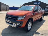 USED 2014 14 FORD RANGER 3.2 TDCi Wildtrak Pickup Double Cab 4dr Diesel Manual 4WD Euro 5 (200 ps)  No Vat No Vat No Vat  
