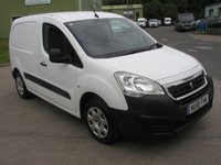 USED 2018 18 PEUGEOT PARTNER 1.6 BlueHDi 854 Professional Panel Van 5dr Diesel Manual L1 (112 g/km, 97.64 bhp) Van - NO VAT Air Con, 66000 miles, 12 Months MOT,