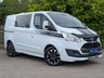 USED 2017 17 FORD TRANSIT CUSTOM 2.0 TDCi 290 Sport Combi Van 6dr Diesel Manual L1 H1 (165 g/km, 168 bhp) Low Mileage For Year + Alloy Wheels