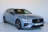 USED 2022 22 VOLVO V60 2.0 B3 MHEV Plus Estate 5dr Petrol Hybrid DCT Auto Euro 6 (s/s) (163 ps) HEATED STEERING WHEEL, REAR CAMERA, HEATED SEATS, FULL VOLVO SH