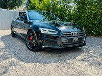 USED 2018 67 AUDI A5 CABRIOLET 2.0 TFSI S line Convertible 2dr Petrol S Tronic quattro Euro 6 (s/s) (252 ps) Award Winning Used Car Dealer Essex